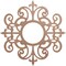 Ekena Millwork Dijon Wood Fretwork Pierced Ceiling Medallion, Wood (Paint Grade), 36"OD x 11 3/4"ID x 3/8"T CMWP36X36X0375DIMF - alternate 1